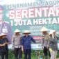Polri mengambil langkah strategis dalam mendukung ketahanan pangan nasional dengan mengoordinasikan program penanaman jagung serentak di seluruh Indonesia. Kabupaten Sukabumi turut berpartisipasi dalam program ini dengan lahan seluas 70 hektare di Kecamatan Caringin.