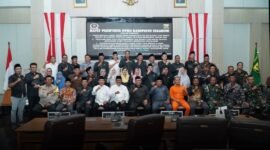 DPRD Kabupaten Sukabumi menggelar rapat paripurna untuk mengumumkan hasil penetapan Bupati dan Wakil Bupati terpilih Pilkada 2024 serta usulan pemberhentian kepala daerah periode 2021-2025.