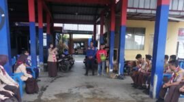 Edukasi kebakaran sejak dini! Dinas Pemadam Kebakaran Kabupaten Sukabumi memberikan pelatihan kepada siswa Pramuka MAN Palabuhanratu