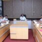 Sekretaris Daerah Kabupaten Sukabumi, H. Ade Suryaman, memimpin rapat pembahasan tindak lanjut pembentukan Koperasi Desa Merah Putih.