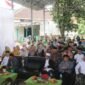 Wakil Bupati Sukabumi, H. Andreas, menghadiri Halal Bihalal Ulama dan Umaro Kecamatan Cidahu, menekankan pentingnya pengelolaan sampah dan penataan bantaran sungai sebagai langkah strategis mencegah bencana