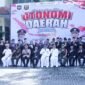 Bupati Sukabumi, H. Asep Japar, memimpin upacara Hari Otonomi Daerah (Otda) ke-29 di Palabuhanratu. Dengan mengusung tema 