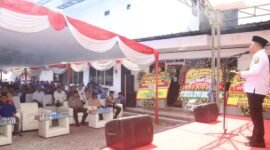 Wakil Bupati Sukabumi H. Andreas bersama SP TSK SPSI Kabupaten Sukabumi menggelar doa bersama dalam rangka memperingati Hari Buruh Internasional.
