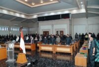 DPRD Kabupaten Sukabumi gelar Rapat Paripurna ke-15 bahas Raperda dana cadangan Pilbup 2029.