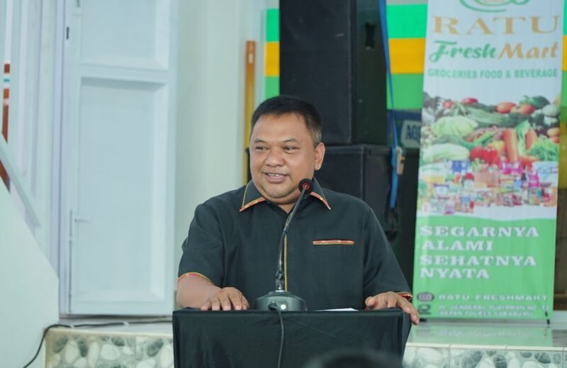 Ketua DPRD Kabupaten Sukabumi, Budi Azhar Mutawali, menghadiri peresmian Ratu Fresh Mart dan peluncuran SPPG Palabuhanratu 2 dan 3. .