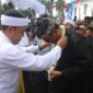 Bupati Sukabumi H. Asep Japar menghadiri peringatan Hari Jadi ke-41 Desa Sukajaya.