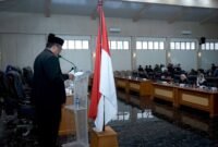 DPRD Kabupaten Sukabumi menggelar Rapat Paripurna membahas nota pengantar Bupati terkait Rancangan Perubahan KUA