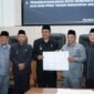 Bupati Sukabumi H. Asep Japar bersama Wakil Bupati menghadiri rapat paripurna DPRD dalam agenda pengesahan RPJMD 2025–2029.