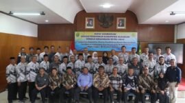 Bupati Sukabumi H. Asep Japar membuka rapat koordinasi Dewan Pendidikan bersama PGRI, KKKS, dan MKKS