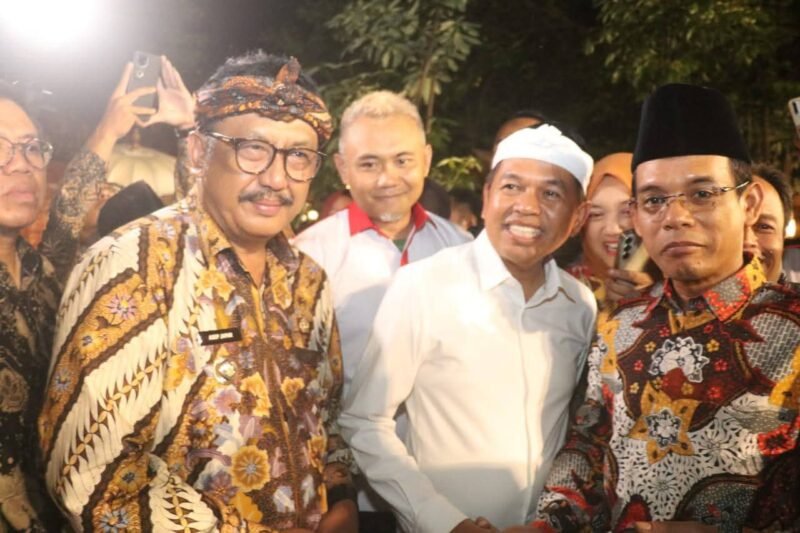 Bupati Sukabumi H. Asep Japar menghadiri launching aplikasi Jaga Desa di Kabupaten Subang.