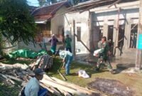 Satgas TMMD Ke-125 bangun rumah warga di Desa Langkapjaya,