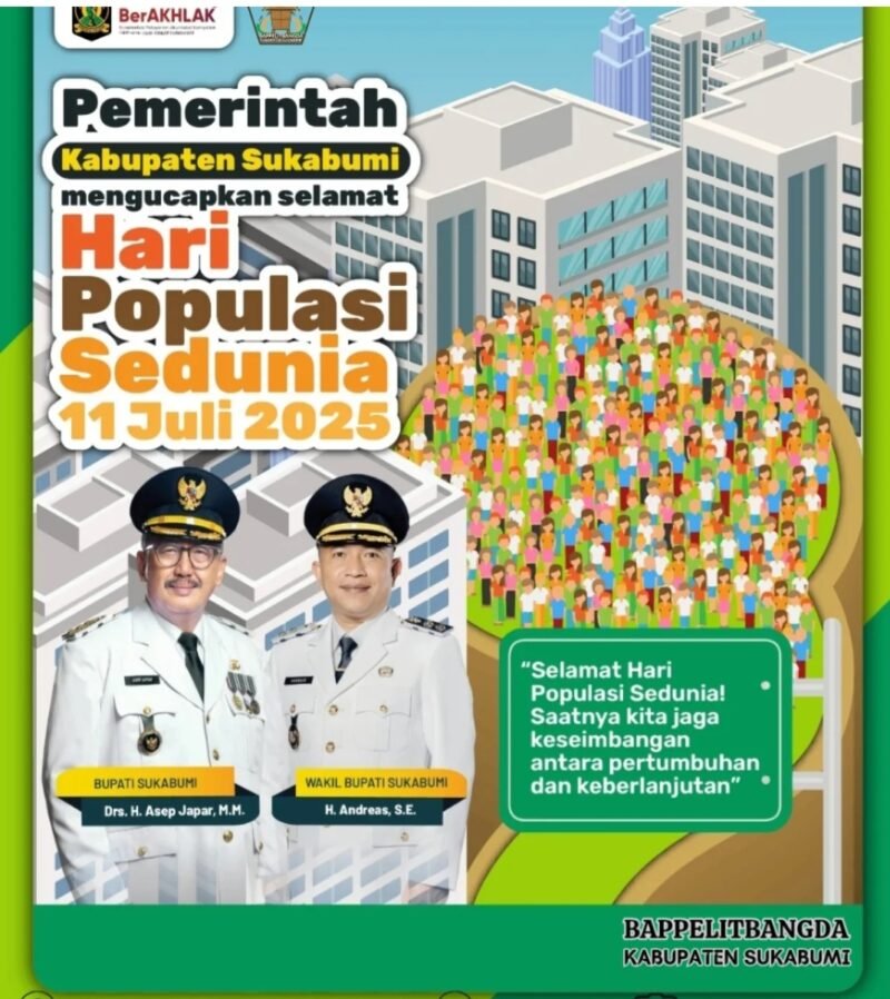 Bappelitbangda Kabupaten Sukabumi memperingati Hari Populasi Sedunia 2025