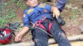 Aksi penyelamatan dramatis dilakukan Tim Damkar Pos IX Sagaranten