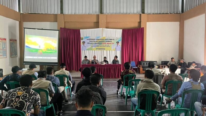 Bapenda Kabupaten Sukabumi menggelar diseminasi pendataan dan verifikasi data PBB-P2