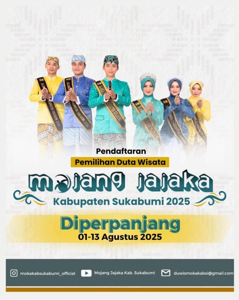Ajang Pemilihan Duta Wisata Mojang Jajaka Kabupaten Sukabumi 2025