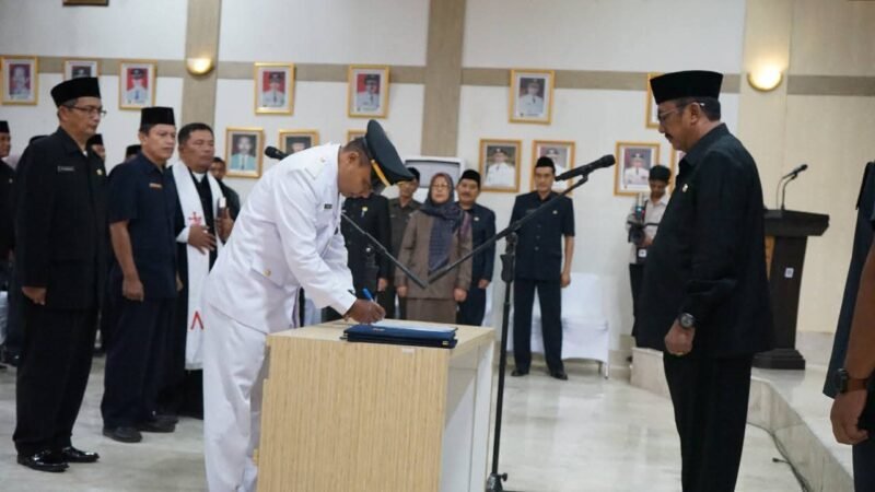 Ali Iskandar resmi dilantik sebagai Kepala Dinas Pariwisata Kabupaten Sukabumi