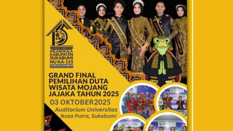 Malam puncak Grand Final Mojang Jajaka Kabupaten Sukabumi 2025