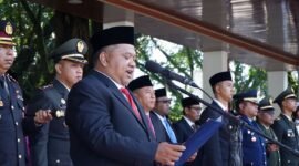 Dinas Pariwisata Kabupaten Sukabumi turut serta dalam upacara peringatan Hari Kesaktian Pancasila 2025