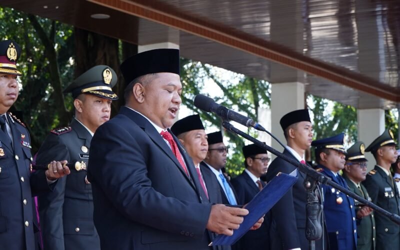 Dinas Pariwisata Kabupaten Sukabumi turut serta dalam upacara peringatan Hari Kesaktian Pancasila 2025