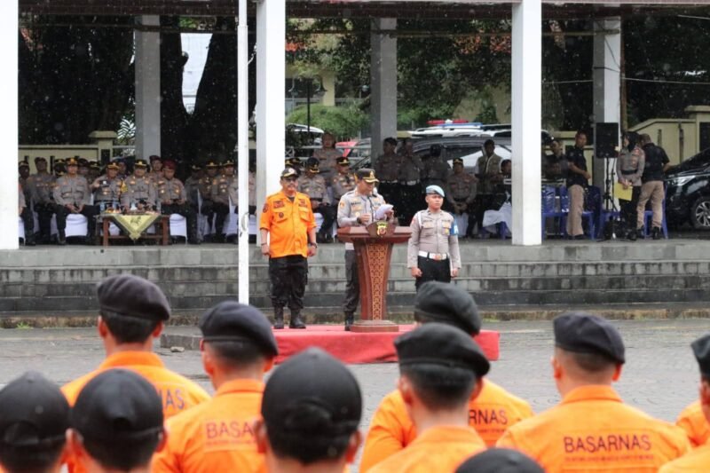 Dinas PU Kabupaten Sukabumi siap mendukung langkah tanggap darurat bencana bersama Polres, BPBD, dan Forkopimda.