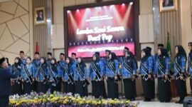 Kemeriahan lomba duet pop Bappeni Korpri Kabupaten Sukabumi dalam rangka HUT Korpri ke-54