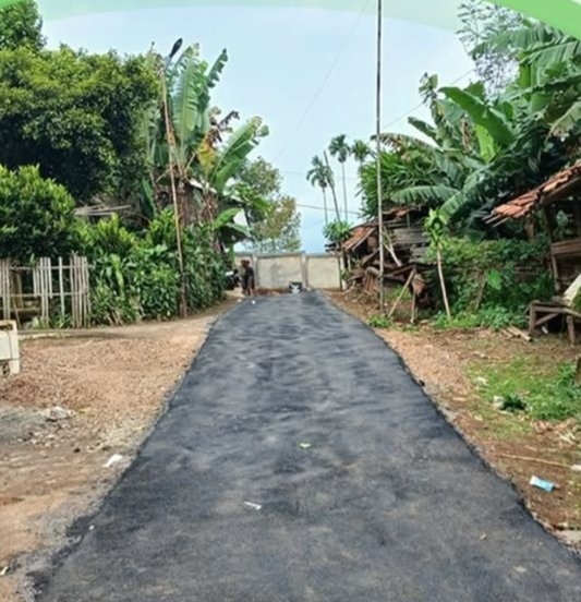 Dinas Perkim Kabupaten Sukabumi bangun jalan lingkungan di Desa Kadununggal