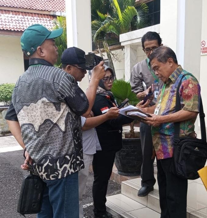 Sidang aanmaning sengketa tanah di Kelurahan Pasirluyu, Kota Bandung, digelar di Pengadilan Negeri Bandung.