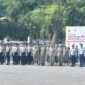 Barisan personel Dinas Perhubungan Kabupaten Sukabumi