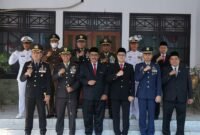 Mewakili Ketua DPRD Kabupaten Sukabumi, Mansyurudin, A.Md., menghadiri Upacara Peringatan HUT ke-81 TNI