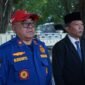 Kepala Damkarmat Sukabumi Hadiri Upacara HUT ke-81 TNI di Palabuhanratu