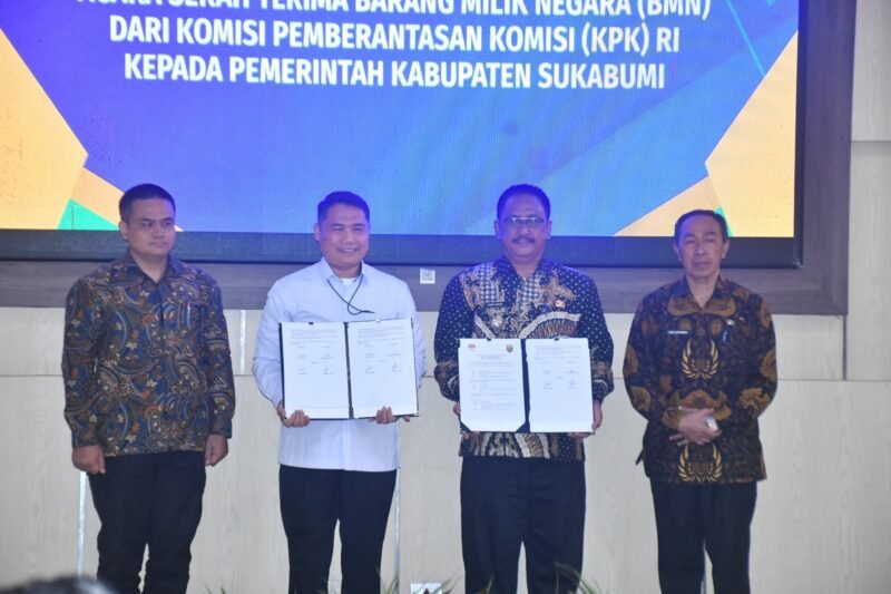 Pemkab Sukabumi resmi menerima hibah Barang Milik Negara (BMN)