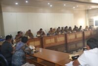 Rapat yang dipimpin Ketua DPRD Kabupaten Sukabumi