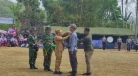 Pelaksanaan program TNI Manunggal Membangun Desa (TMMD)