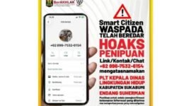 Penipuan yang mencatut nama Plt Kepala Dinas Lingkungan Hidup (DLH)